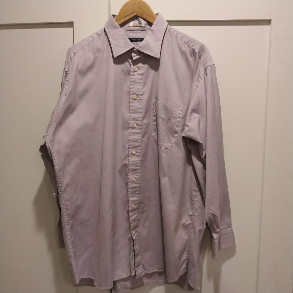 Burberry Pinpoint Oxford, light purple 17.5 x 34